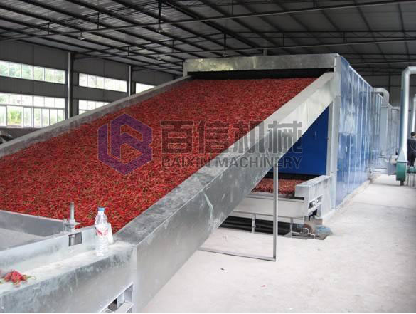 辣椒烘干現(xiàn)場展示
